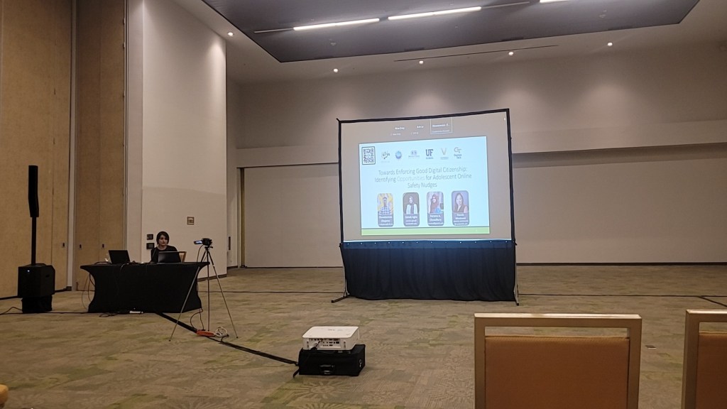 Conference Presentation on Teens’ Online Safety at&nbsp;CSCW2024